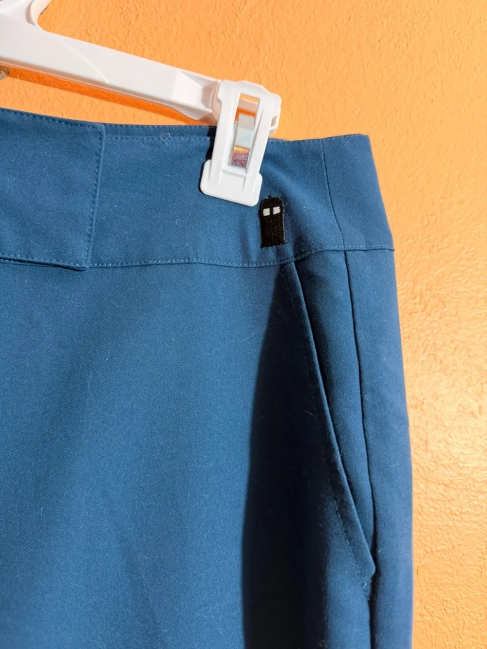Her Universe Blue Doctors Who Tardis Crop Dress Pants - Picture 2 of 4
